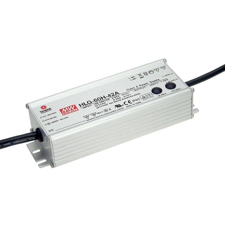 HLG-60H-36 90VAC-305VAC Giriş 21.6~36V Çıkış 61W Led Sürücü