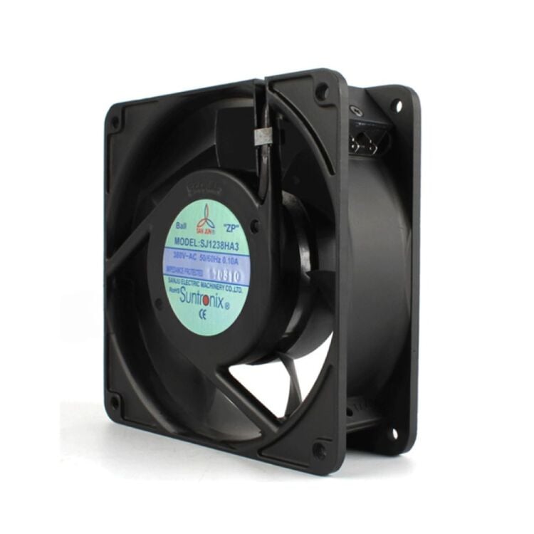 SJ1238HA3 0.10A 120x120x38mm 380V 2 Kablolu Fan