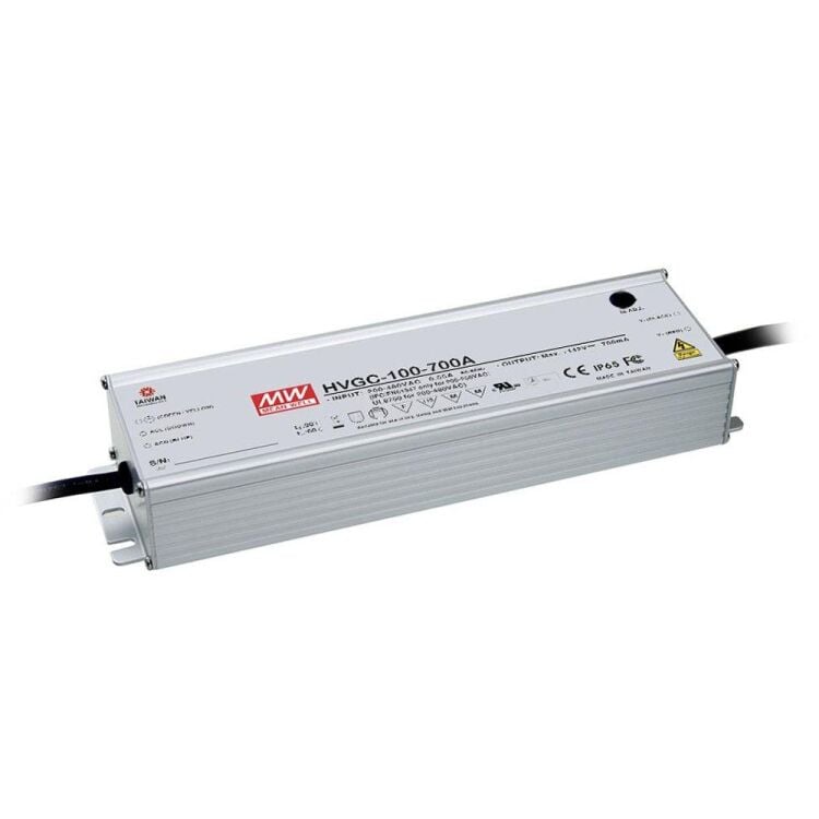 HVGC-100-700A 180VAC-528VAC Giriş 15~142V Çıkış 99W Led Sürücü