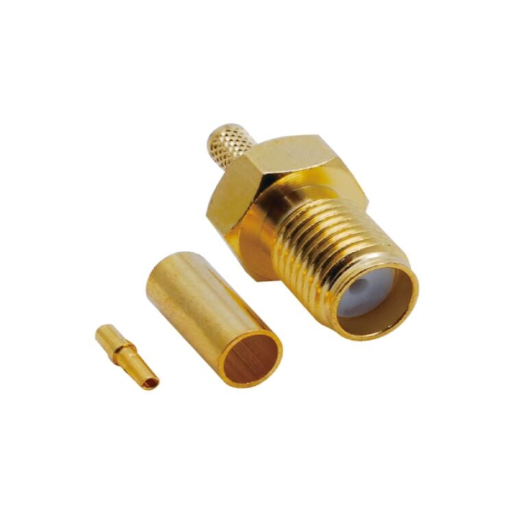 SMA105 SMA Dişi Sıkmalı Konnektör (RG58 Uyumlu)