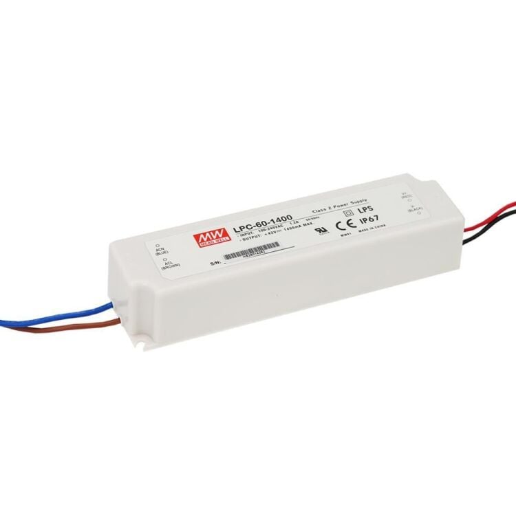 LPC-60-1400 90VAC-264VAC Giriş 9~42V Çıkış 59W Led Sürücü