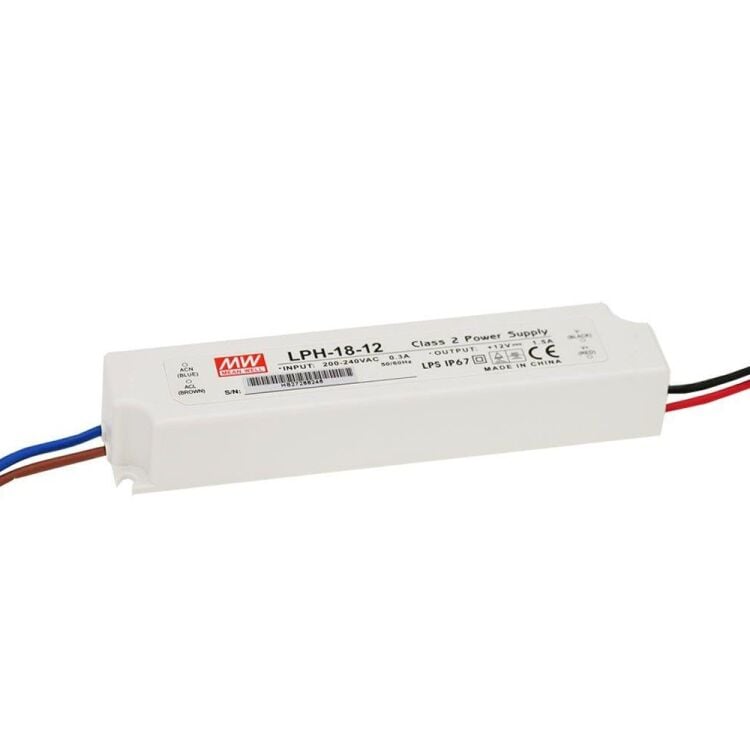 LPH-18-24 180VAC-264VAC Giriş 24V Çıkış 18W Led Sürücü