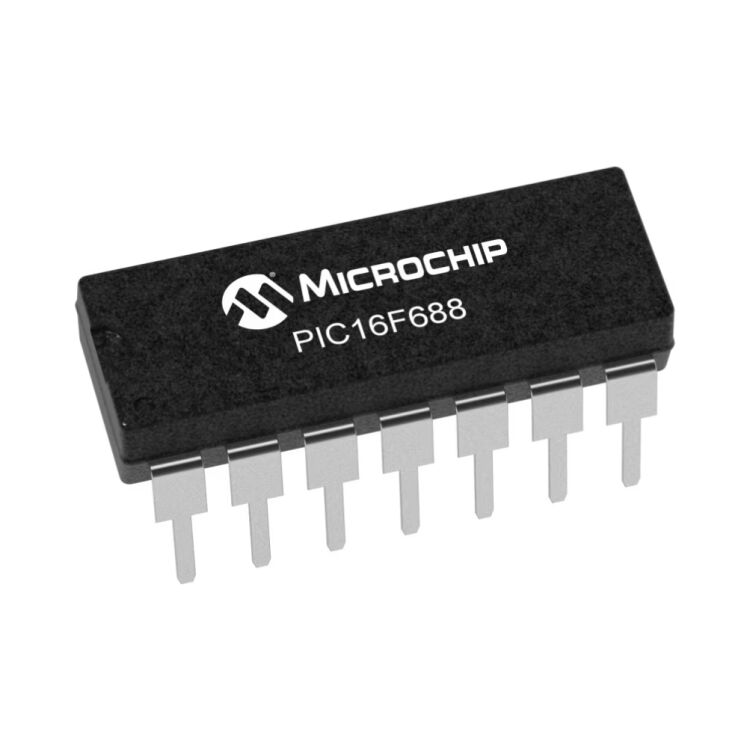 PIC16F688-I/P, 20MHz 8-Bit DIP-14 Mikrodenetleyici - MCU