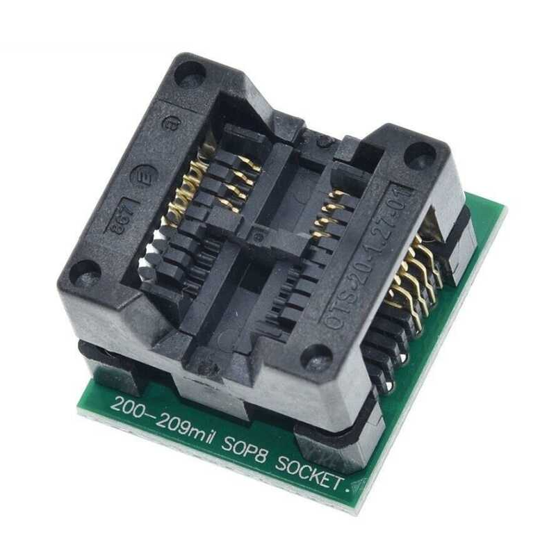 SOP8 SO8 SOIC-8 to DIP-8 Yaylı Dönüştürücü Adaptör Soket - 200Mil