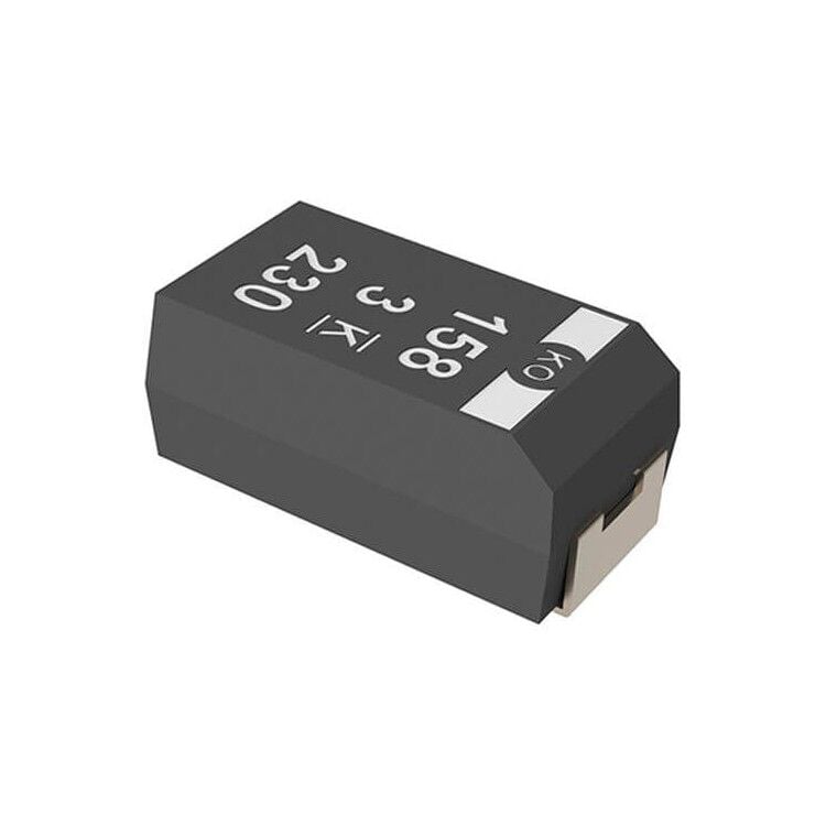 330uF 10V 20% X Kasa (7343 Metrik) SMD Tantal Kondansatör