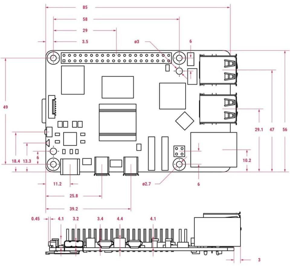 Raspberry Pi 5 2 GB