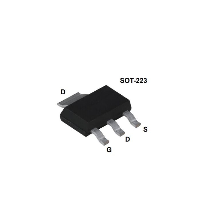 MDHT4N20YURH, SOT-223 Mosfet Transistör