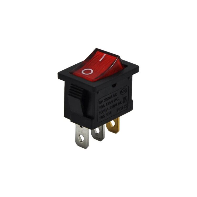 IC-118 Mini Işıklı Kırmızı Anahtar