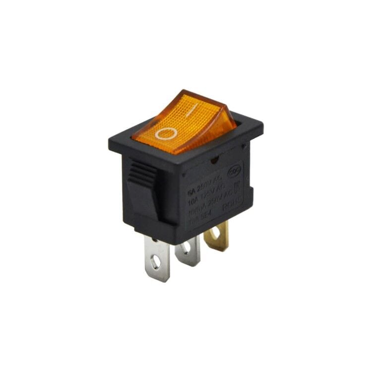 IC-118 Mini Işıklı Sarı Anahtar