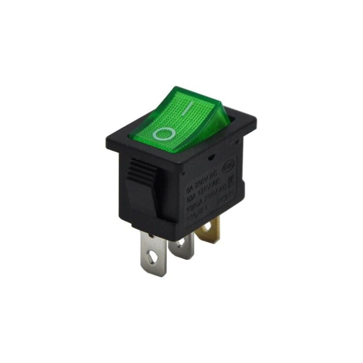 IC-118 Mini Işıklı Yeşil Anahtar