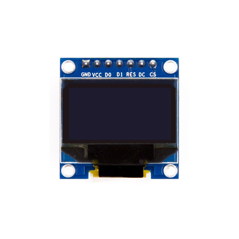 Arduino Uyumlu 1.3'' 128x64 Beyaz Yazı SPI OLED Modül