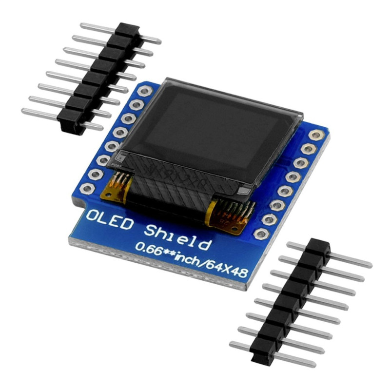 0.66'' I2C 64x48 SSD1306 OLED Display Modül