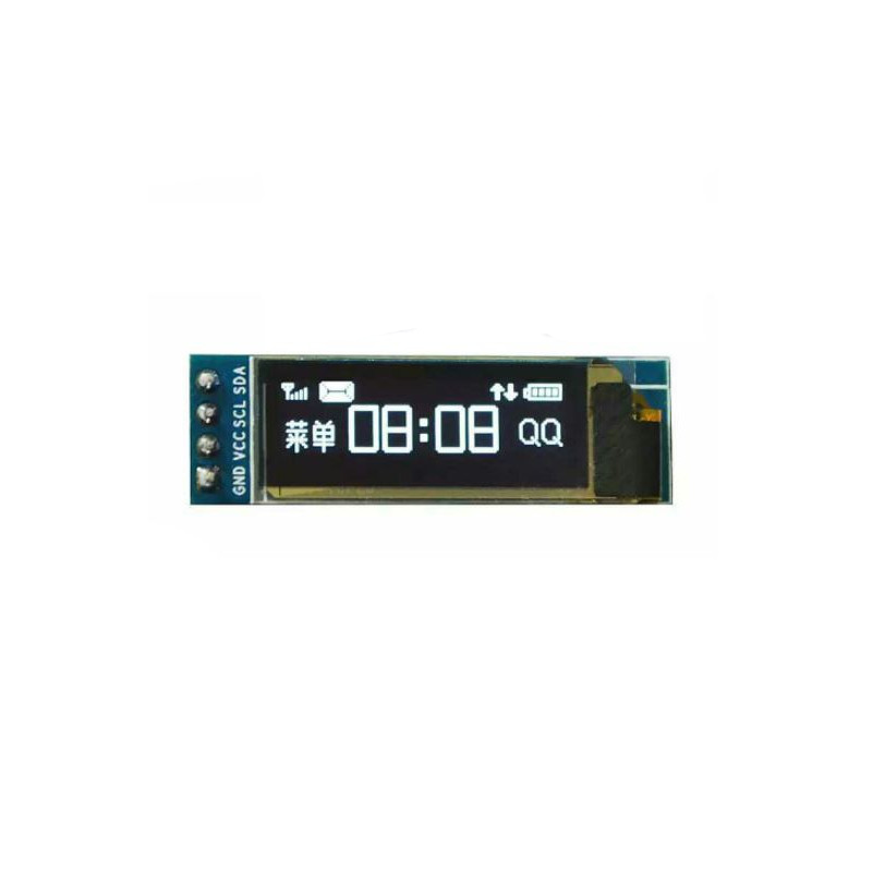 0.91'' I2C 128x32 SSD1306 OLED Display Modül