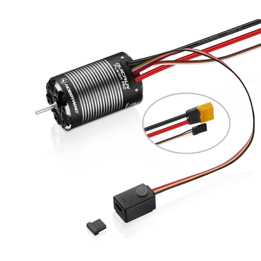 Hobbywing QuicRun Fusion Pro 2300KV FOC 2-in-1 ESC ve Motor Sistemi