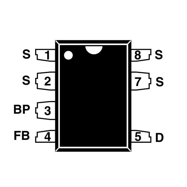 LNK564PN, DIP-8B Entegre Devre