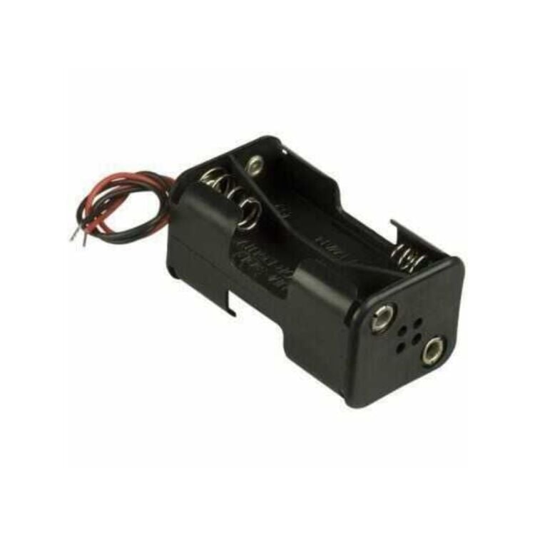 4'lü AA (2A) Çift Taraflı Pil Yuvası