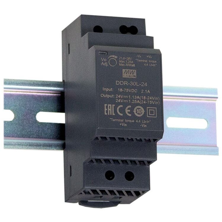DDR-30G-24 24V Çıkış 1.25A 30W Ray Montaj SMPS Güç Kaynağı