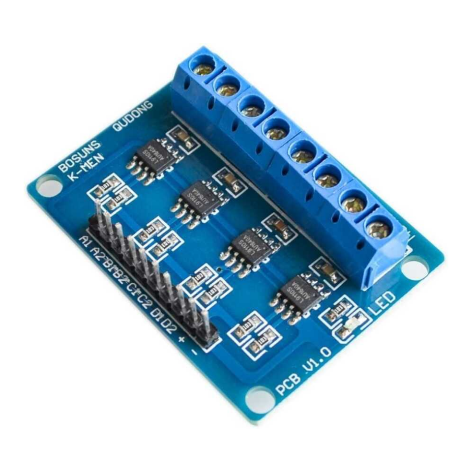 L9110 4 Kanal DC Motor Sürücü Kartı 2.5-12V 800mA