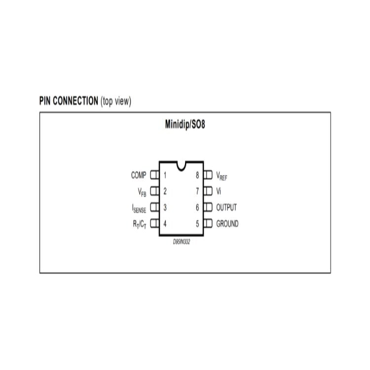 UC3842BN, PDIP-8 Entegre Devre