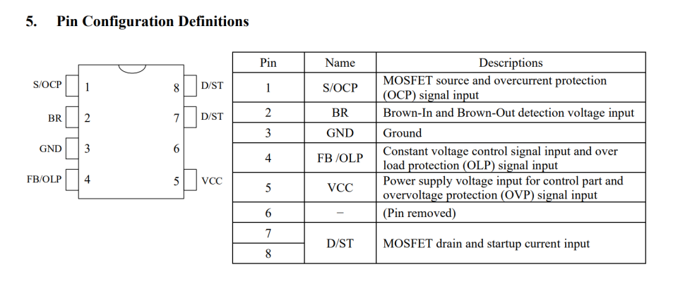 STRA6079M, DIP-8B Entegre