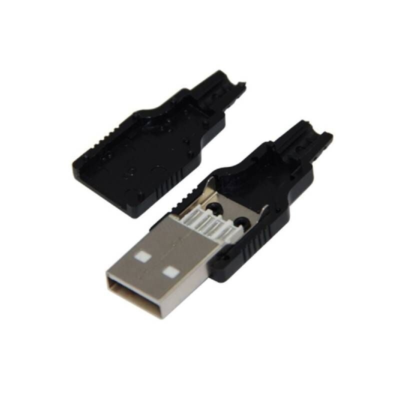 IC264A A Tip Erkek Seyyar Kapaklı USB Soket