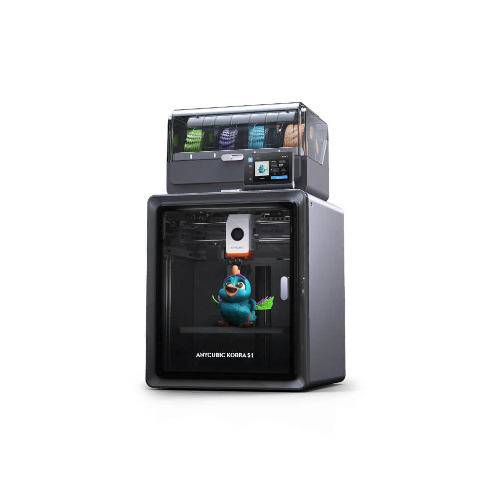Anycubic Kobra S1 Combo 3D Yazıcı 250x250x250mm 600mm/s Çok Renkli Baskı