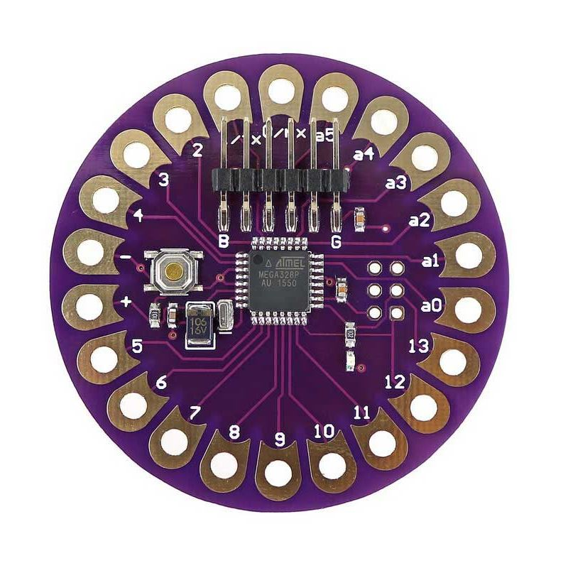 Arduino LilyPad USB ATmega328P E-Textile Geliştirme Kartı