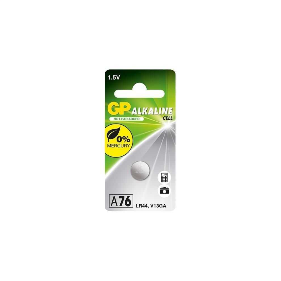 GP 76A 1.5V Alkalin Pil (LR44 / AG13) Düğme Pil
