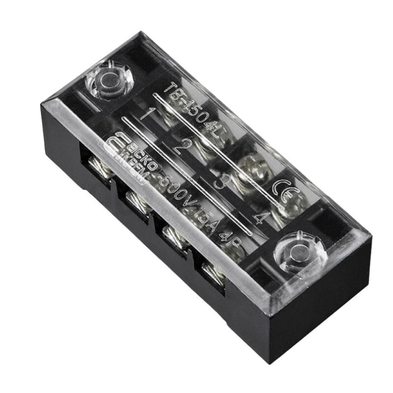 TB-2505 5P Çift Sıra Terminal Blok 600V 25A Vidalı Klemens