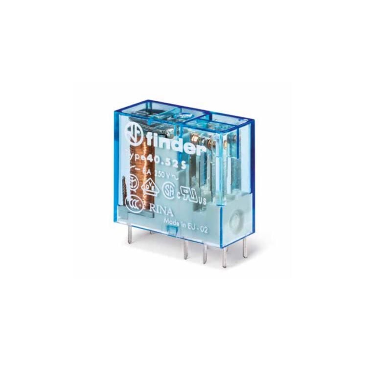 40.52.8.048.0000 8A 48V AC DPDT (2 Form C) Çift Kontak Finder Röle