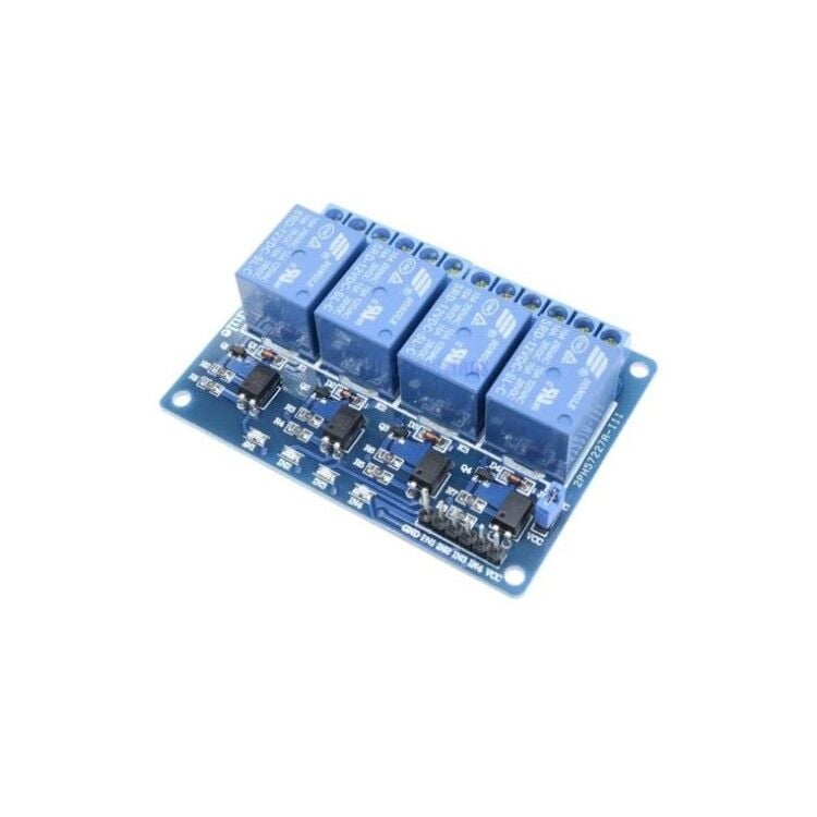 12V 4 Kanal Röle Kartı (Optokuplörlü)