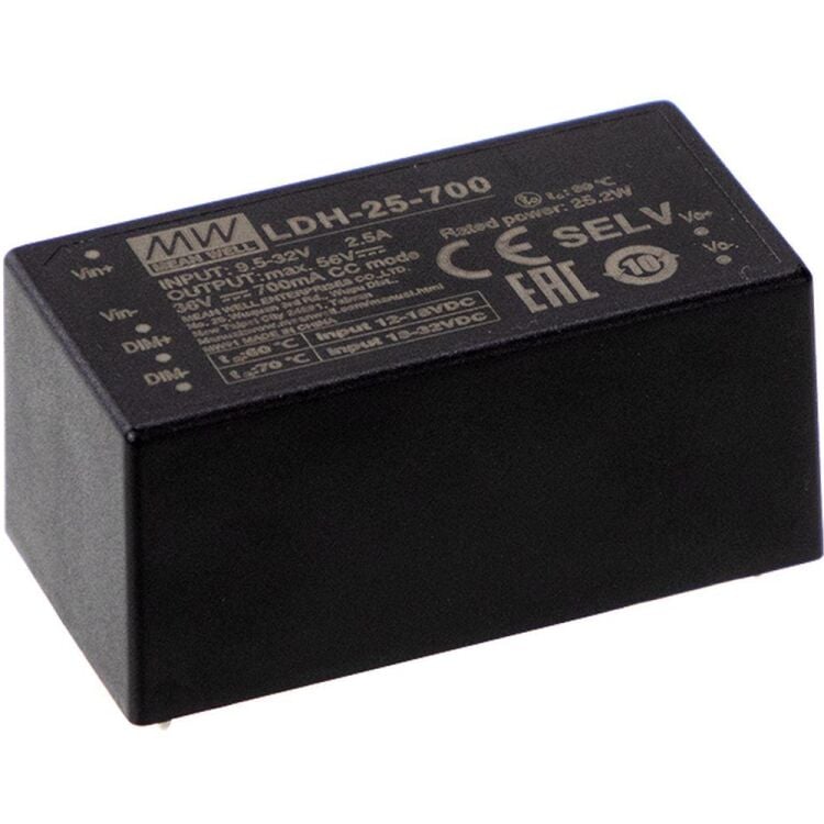 LDH-25-250 9.5V-32V DC Giriş 12.5~84V DC Çıkış 250mA DC-DC Led Sürücü