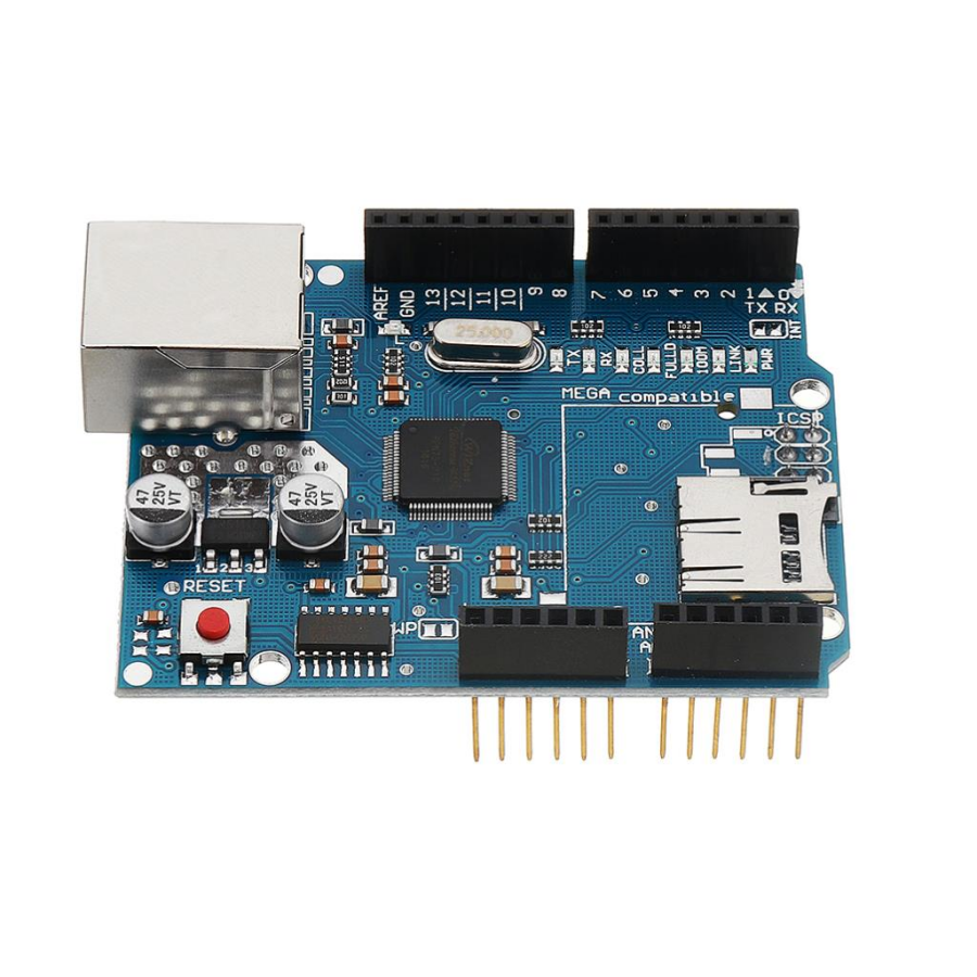 W5100 Ethernet Shield (Arduino) – Klon