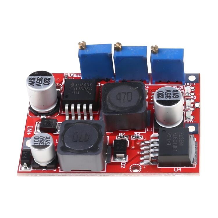 XL6019E1 LM2596S DC-DC Ayarlanabilir Voltaj Yükseltici ve Düşürücü Regülatör Modülü