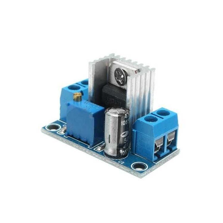 LM317 DC-DC Ayarlanabilir Voltaj Düşürücü Regülatör Modülü