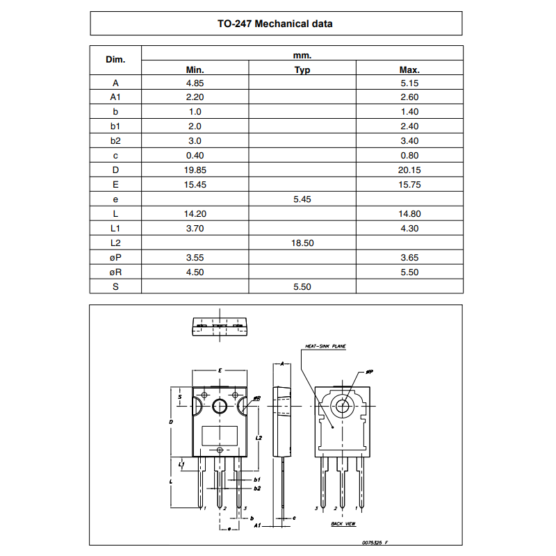 TIP3055 NPN 15A 100V 90W TO-247 Bipolar Transistör