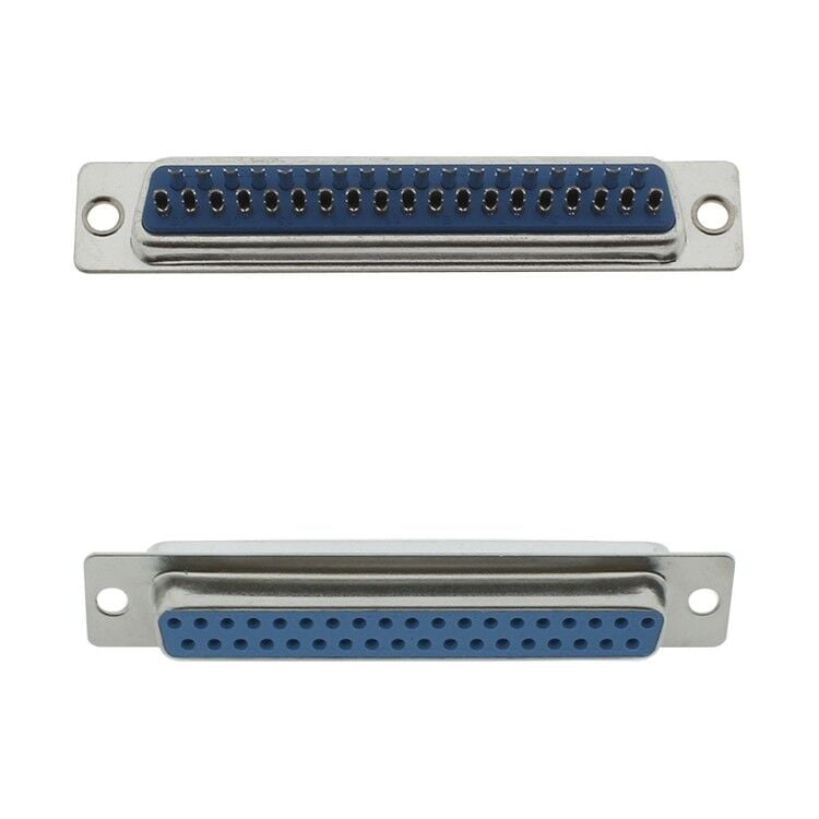 37 Pin 2 Sıra 180C Dişi Lehim Tipi D-Sub Konnektör