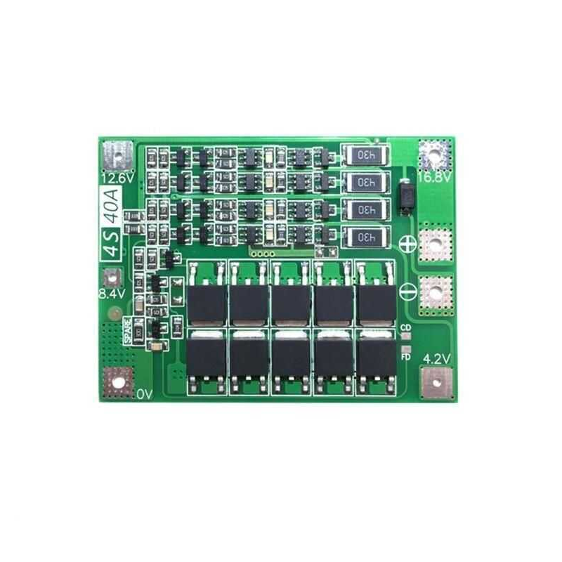 4S 40A LiPo & Li-ion & 18650 BMS Batarya Koruyucu Balans Devresi