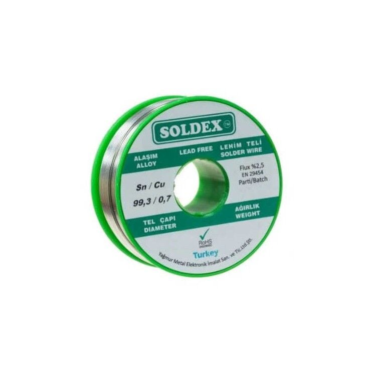 Soldex 993075 0.75mm 200gr Kurşunsuz Lehim Teli