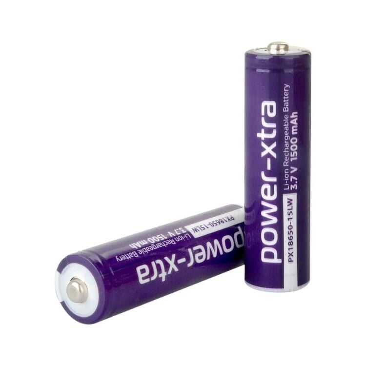 Power-Xtra PX18650-15LW 3.7V 1500 Mah Başlı Li-ion Şarjlı Pil