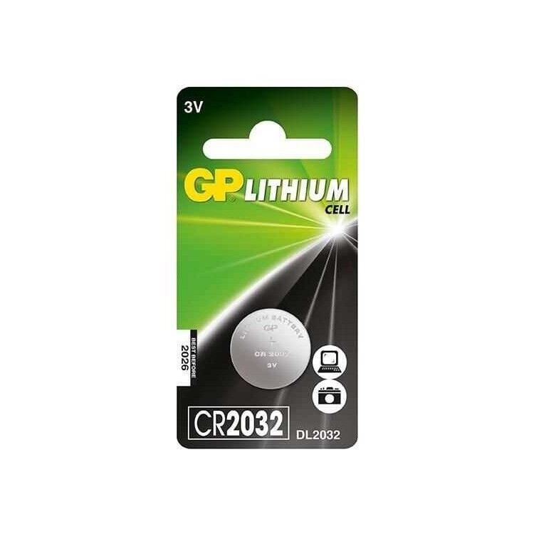 GP CR2032 3V 220mAh Lithium (Lityum) Düğme Pil