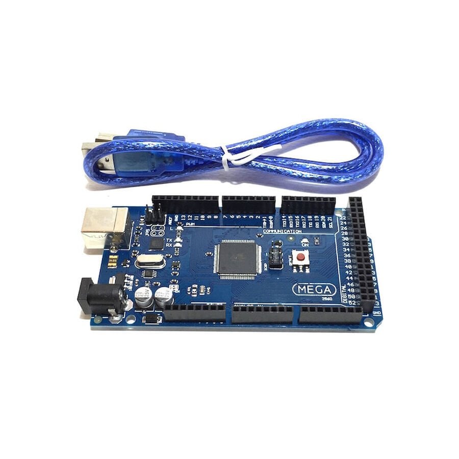 Arduino Mega 2560 R3 (CH340) Geliştirme Kartı + USB Kablo