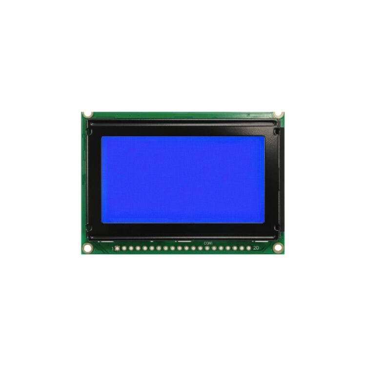 WG12864B-TMI-VN 128x64 Grafik LCD Ekran Modül Mavi 5V