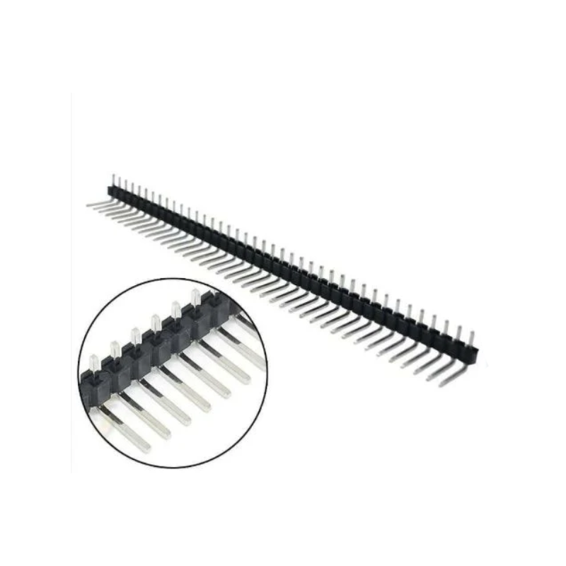 1x40 40 Pin 2.54mm 90 Derece Erkek Header