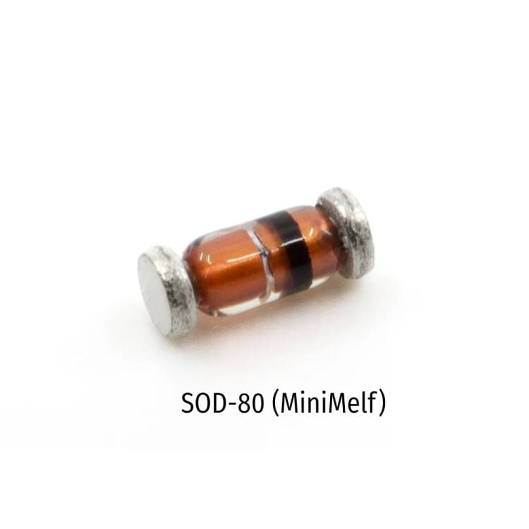 ZMM30 30V 500mW (0.5W) SOD-80 (MiniMelf) SMD Zener Diyot