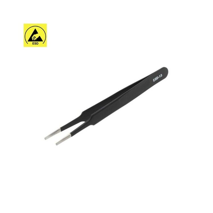 ESD-13 115mm Geniş Düz Uç Anti-Statik Cımbız