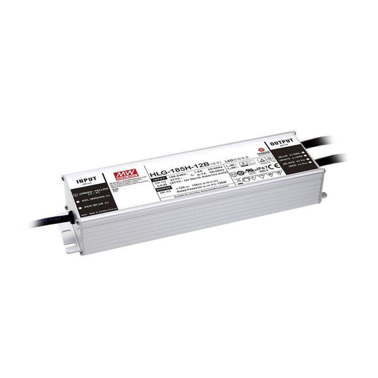 HLG-185H-30B 90VAC-305VAC Giriş 30V Çıkış 186W Led Sürücü