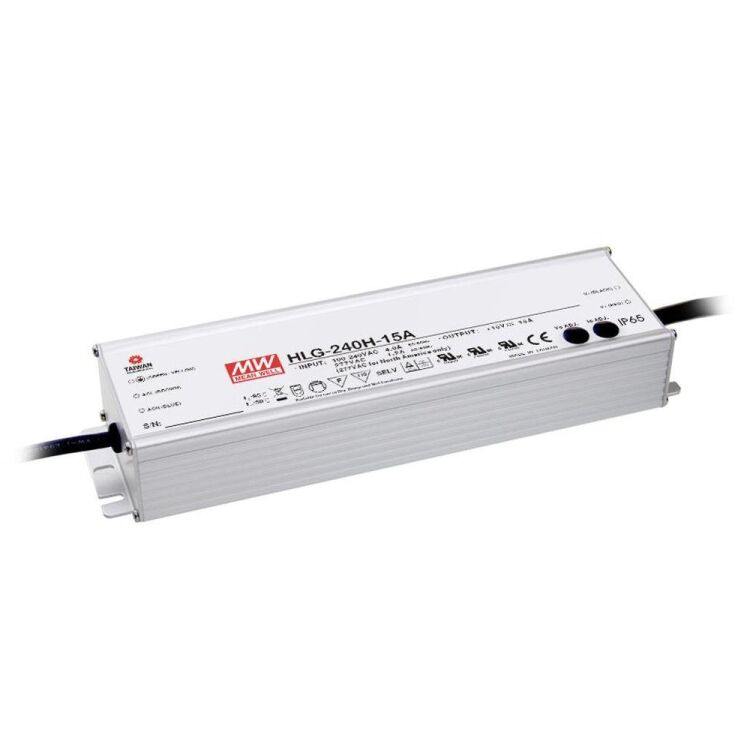 HLG-240H-36B 90VAC-305VAC Giriş 18~36V Çıkış 241W Led Sürücü