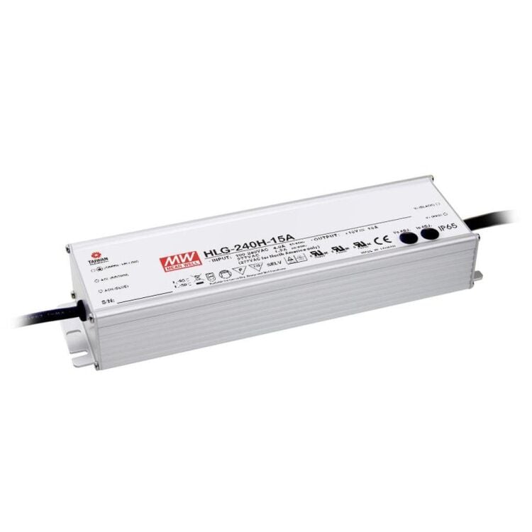 HLG-240H-42A 90VAC-305VAC Giriş 39~45V Çıkış 240W Led Sürücü