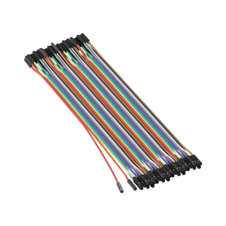 40 Pin Dişi-Dişi (F-F) 40cm Jumper Kablo